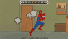 Brazzers GIF - Brazzers Spiderman Running GIFs