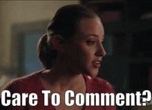 Riverdale Care To Comment GIF - Riverdale Care To Comment Betty Cooper GIFs