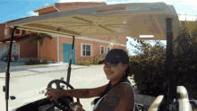 Driving Golf Cart Mariah Milano GIF - Driving Golf Cart Mariah Milano Dinner With Mariah GIFs