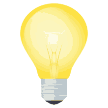 light bulb objects joypixels idea thinking