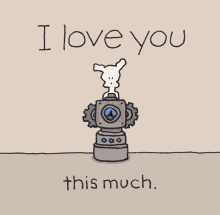 Chippy The Dog I Love You This Much GIF - Chippy The Dog I Love You This Much Love GIFs