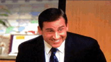The Office Smile GIF