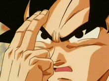 Goku Serious GIF