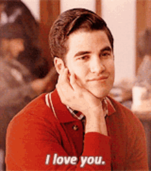 Glee Blaine Anderson GIF - Glee Blaine Anderson I Love You GIFs