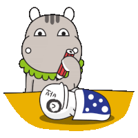 Funny Hippo Cartoon GIFs | Tenor