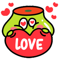 Apple Fruit Sticker - Apple Fruit Love Stickers