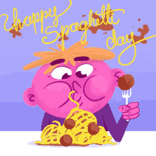 Spaghetti Day Spaghetti And Meatballs GIF - Spaghetti Day Spaghetti And Meatballs Hungry GIFs