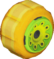 Sponge Wheels Sticker - Sponge Wheels Mario Kart Stickers