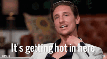 Its Getting Hot In Here Married At First Sight GIF - Its Getting Hot In Here Married At First Sight Hot GIFs