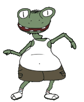 Drunk Frog Sticker - Drunk Frog Cargo Pants Stickers