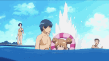 taiga toradora anime swimming swim