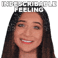 Indescribable Feeling Jennifer Alvarez Sticker - Indescribable Feeling Jennifer Alvarez Happily Stickers
