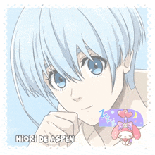 a picture of a girl with the name hiori de aspen
