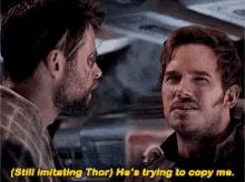 Thor Copy Me GIF - Thor Copy Me Chris Hemsworth GIFs