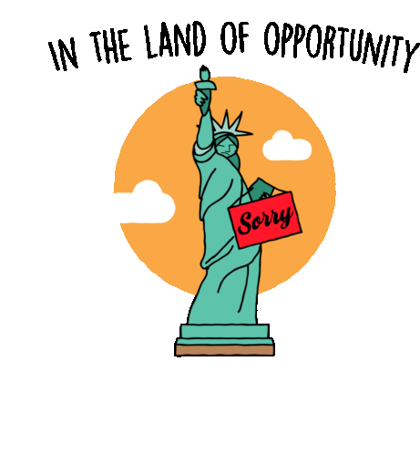 Statue Of Liberty Lady Liberty Sticker - Statue Of Liberty Lady Liberty In The Land Of Opportunity Stickers