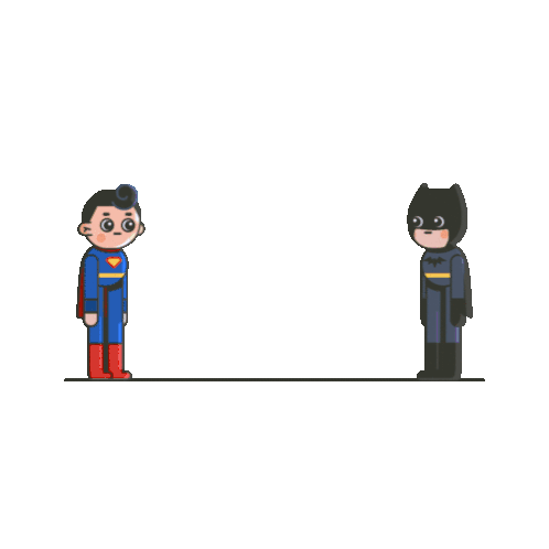 Batman Superman Sticker - Batman Superman - Discover & Share GIFs