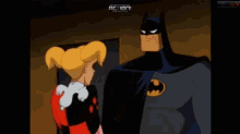 Harley Quinn Batman GIF - Harley Quinn Batman Kiss GIFs