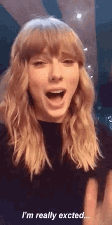 Taylor Swift Excited GIF