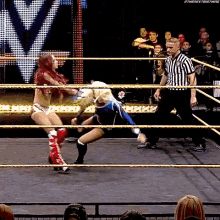 Alexa Bliss Leg Sweep GIF - Alexa Bliss Leg Sweep Insult To Injury GIFs