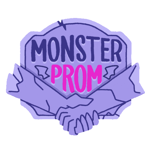 Monsterprom Beautiful Glitch Sticker - Monsterprom Monster Prom Stickers
