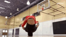 Spinning On Head Basketball Tricks GIF - Spinning On Head Basketball Tricks Upside Down GIFs
