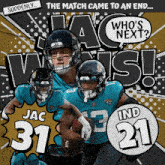 Indianapolis Colts (21) Vs. Jacksonville Jaguars (31) Post Game GIF - Nfl National Football League Football League GIFs