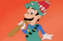 Super Mario World Mama Luigi GIF - Super Mario World Mama Luigi Traffic Cop GIFs