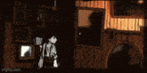a cartoon of a boy holding a gun in a room with a watermark that says imgflip.com