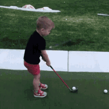 golf kid swing fail