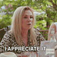 I Appreciate It Real Housewives Of New York GIF - I Appreciate It Real Housewives Of New York Appreciated GIFs