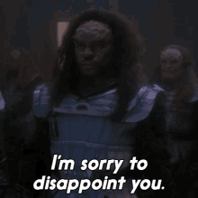 Im Sorry To Disappoint You Capt Benjamin Sisko GIF - Im Sorry To Disappoint You Capt Benjamin Sisko Star Trek GIFs