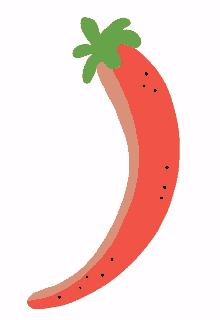 chilli pepper hot vegetable doodle