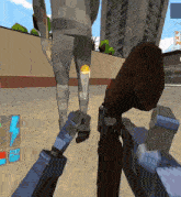 a screenshot of a video game with a lightning bolt on the bottom left