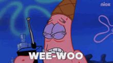 Wee Woo Patrick Star GIF - Wee Woo Patrick Star Spongebob Squarepants GIFs