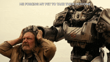 Me Forcing My Pet To Take Their Medicine Maximus GIF - Me Forcing My Pet To Take Their Medicine Maximus Fallout GIFs
