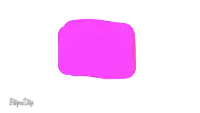a purple heart with a white background and the words flipa clip on the bottom .