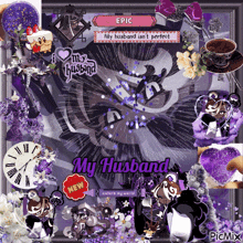 a collage of images with the words my husband on the bottom