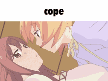 Cope Lesbian GIF - Cope Lesbian Anime GIFs