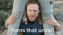 unzip pants