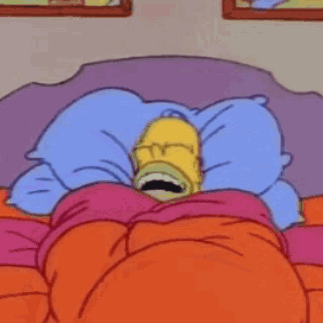 Bart Simpson just woke up in bed, Bart Simpson Sadness Depression