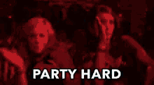 party party hard excited