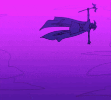 a purple and pink background with a blue circle