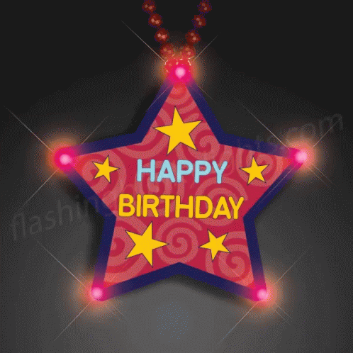 Happy Birthday Star GIF - Happy Birthday Star Celebration - Discover & Share GIFs