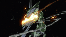 a cartoon drawing of a spaceship with a flame coming out of the back