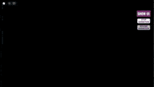 a screenshot of a video game with a stop animation and pause animation option