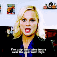 Parks And Recreation Leslie Knope GIF - Parks And Recreation Leslie Knope Sleep GIFs