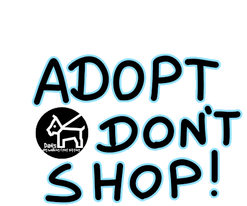 Adopt Dont Shop Dog Sticker - Adopt Dont Shop Dog Dogs Stickers