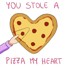 Love Heart GIF - Love Heart Pizza GIFs