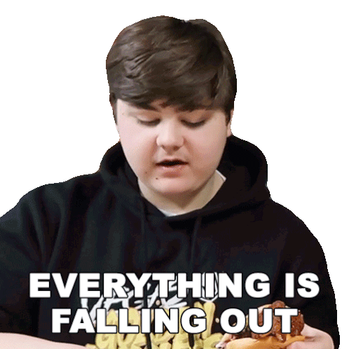 Everything Is Falling Out Vito Sticker - Everything Is Falling Out Vito Chris Frezza Stickers