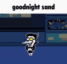 Spamton Goodnight Sand GIF - Spamton Goodnight Sand Spingle Tom GIFs